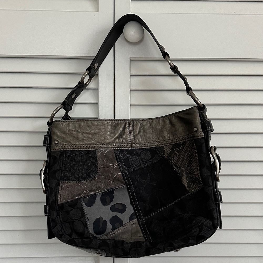 Coach Multicolor Patchwork Shoulder Bag - image 4